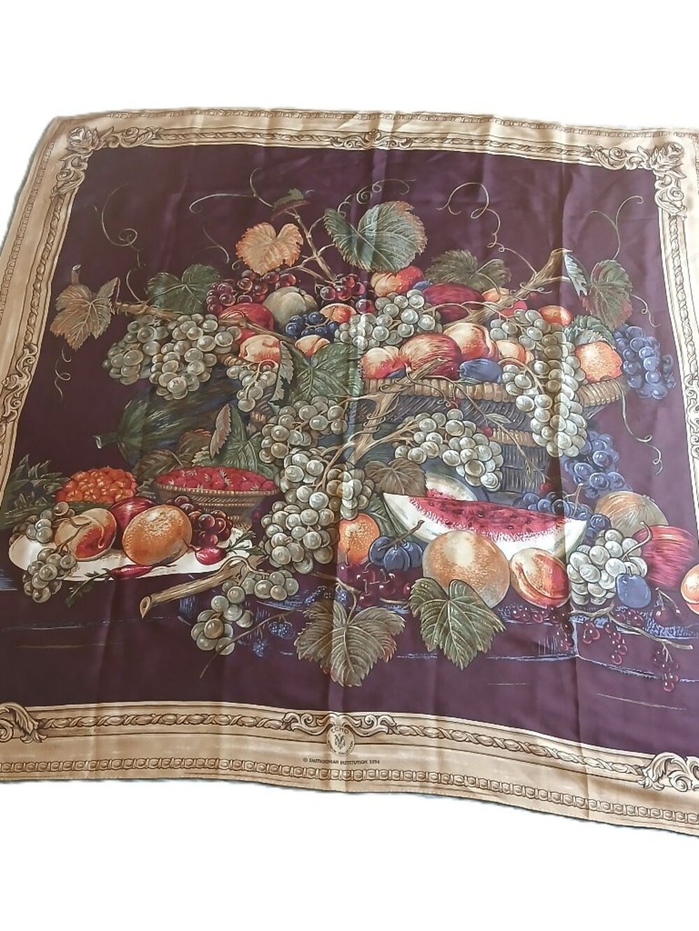 Vintage Echo Museum Collection Silk Scarf